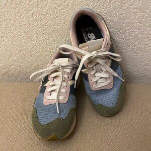 GUC Women New Balance 237 Green Blue Pink Color Way Athletic Sneakers Shoes 7
